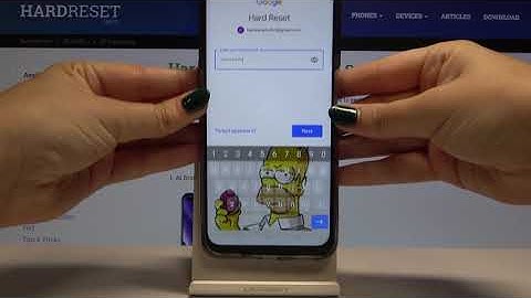 REALME X3 SuperZoom Google Account - Sing into Google