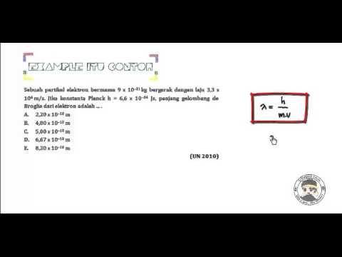 Video: Apakah panjang gelombang de broglie sama dengan panjang gelombang?