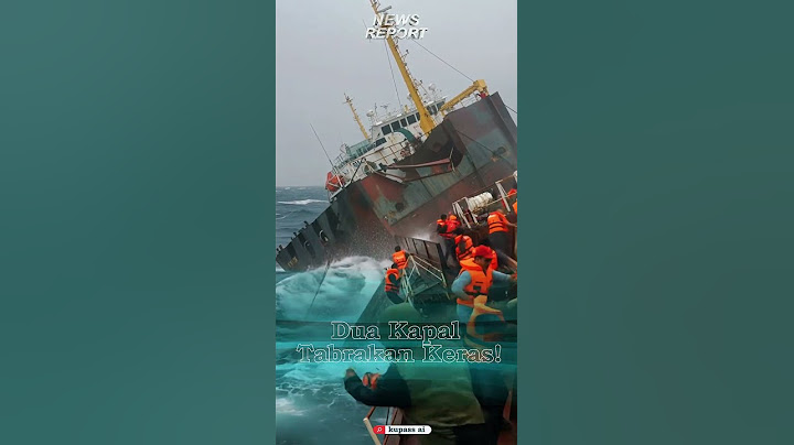 Detik-Detik Mencekam! Dua Kapal Bertabrakan di Tengah Laut, Suasana Panik Tak Terhindarkan!!!!!