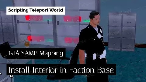 How Install Interior in Medic Hospital Faction Base GTA SAMP Mapping Pawn Scripting Teleport World