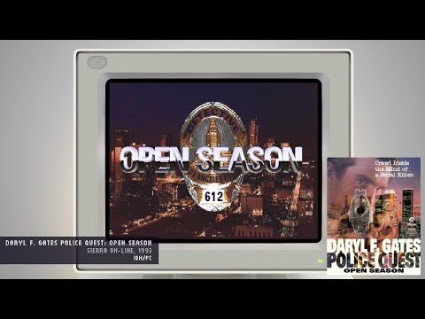 Daryl F. Gates Police Quest: Open Season - Sierra On-Line, 1993 - IBM/PC (4K)