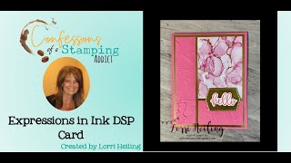 Stampin Up Expressions in Ink DSP Card