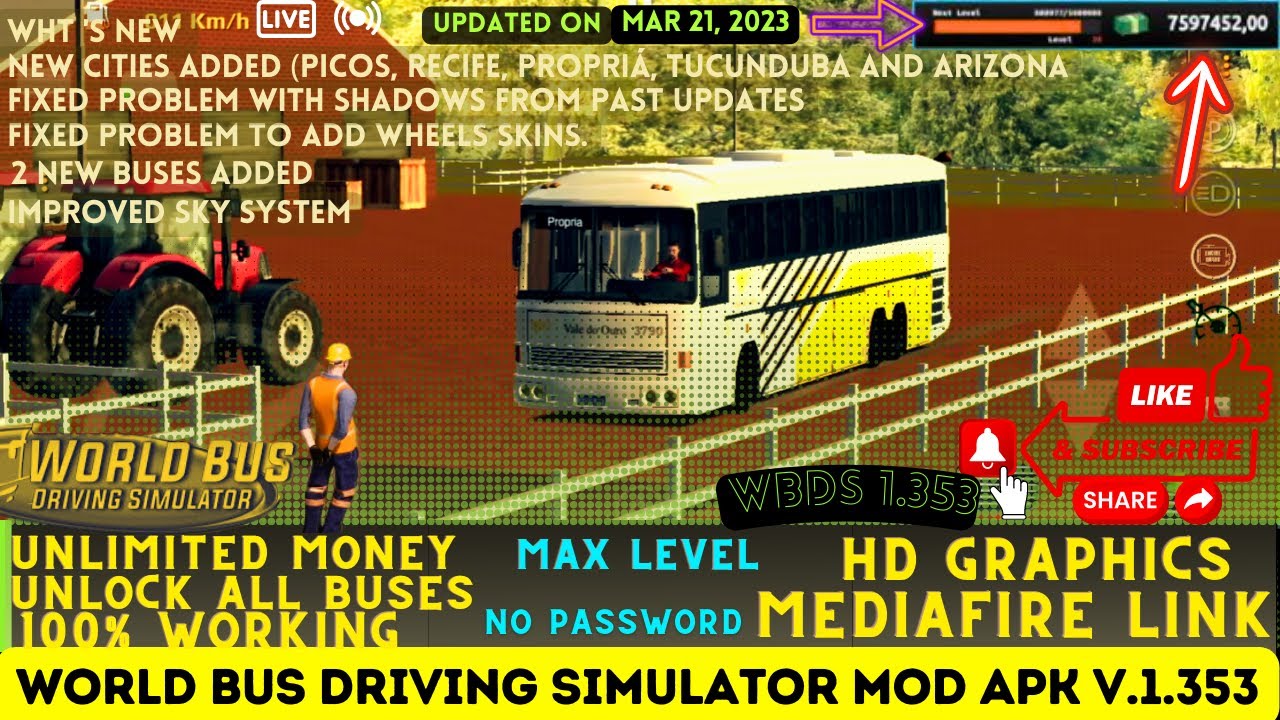 World Bus Driving Simulator APK (Android Game) - Baixar Grátis