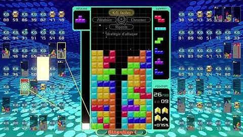 [Tetris 99] intense 1v1 vs. Pattyboi (455 lines cleared) (03-02-2020)