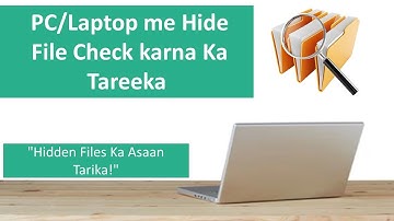Hidden Folder Ko Wapas Kaise Laye Windows 10 | Computer Me Hidden File Kaise Dekhe Hidden Files Find