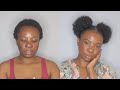 How To Space Puffs on Short Natural Hair | South African YouTuber