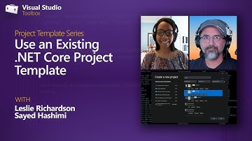 Use an Existing .NET Core Project Template