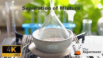 To separate a mixture of Ammonium chloride (NH4Cl) and common salt (NaCl) | Separation of mixture
