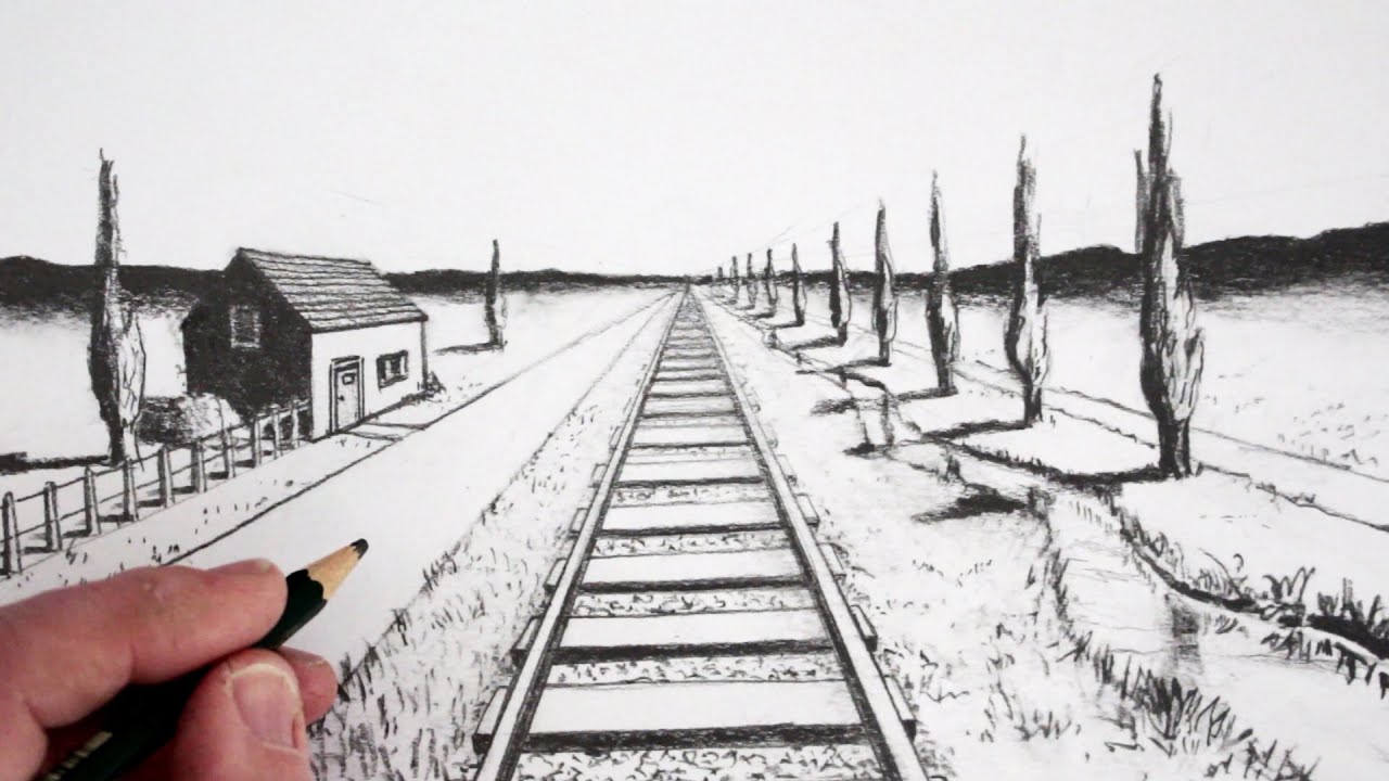 one point perspective art