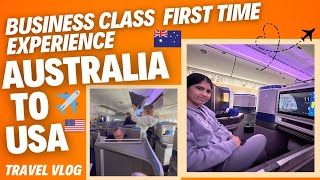 UNITED AIRLINES BUSINESS CLASS WONDERFUL EXPERIENCE - SYDNEY AUSTRALIA TO DC -USA ✈️✈️🇦🇺🇺🇸