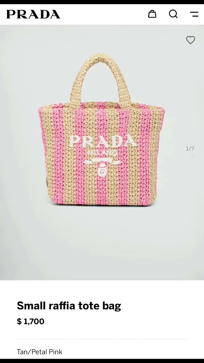 Tan/petal Pink Small Crochet Tote Bag