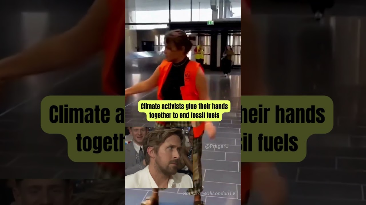 LOL: Climate Activists SUPER GLUE Hands Together to Stop Fossil Fuels