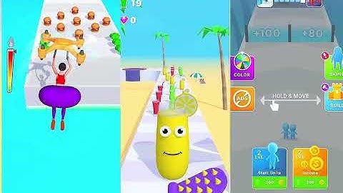 Twerk Race 3d vs Juice Run vs Count Masters - Stickman Clash Game Play | Mash 3d Fun | #gaming