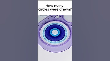 How many circles were drawn🤯?#shorts