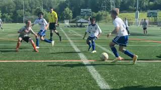 Hustle Goal ⚽️🏃🔥 - August Hart (10 y/o) Goes End-to-End and Finishes the Cross Pass