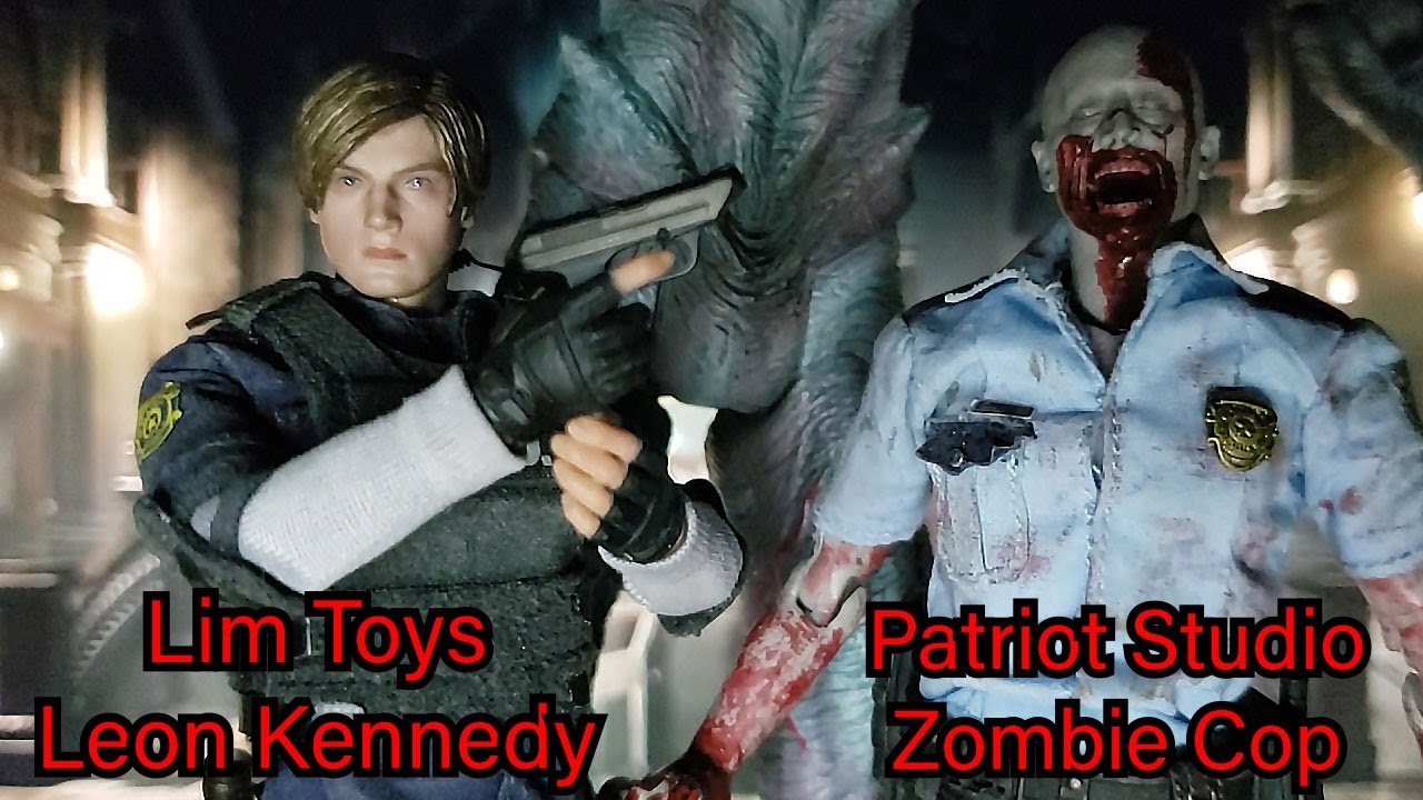 Lim Toys Leon Kennedy and Patriot Studio Zombie Cop YouTube
