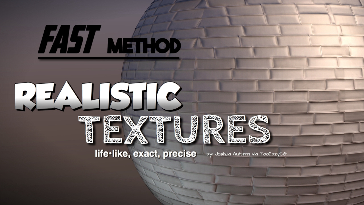 The Fast Method For Creating Realistic Materials Amp Textures Blender Tutorial Youtube Blender Tutorial Texture Realistic