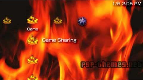 PSP Theme Flame Theme_2_2_2 PSP-Themes.NET