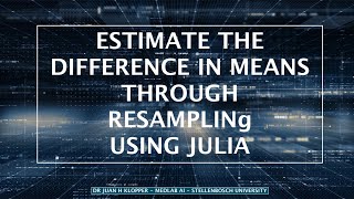 Estimating a p value for the difference in means between two groups