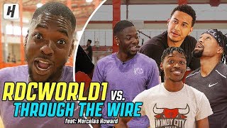 RDCworld1 vs. Through The Wire Podcast BASKETBALL Game | feat. Marcelas Howard