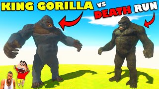 CHOP KING GORILLA vs SHINCHAN MONSTER DEATH RUN in ANIMAL REVOLT BATTLE SIMULATOR screenshot 4