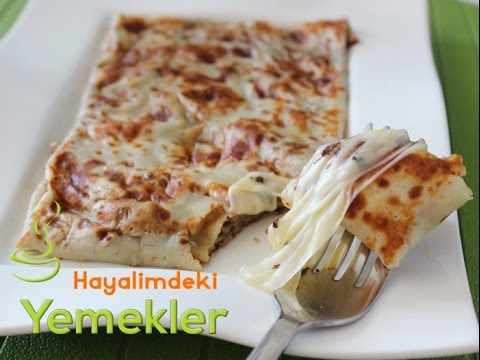 Mozzarella veya Kaşar Peynirli Krep Tarifi
