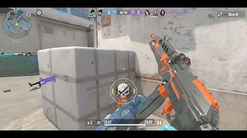 ACE 1v5 #hyperfront #valorantmobile #shorts