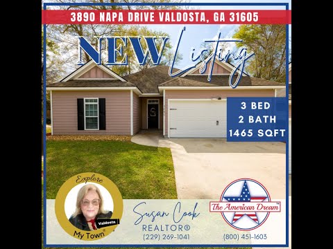 3890 Napa Dr, Valdosta, GA home video tour