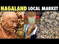 LOOK what we found in NAGALAND LOCAL MARKET | what do NAGA people EAT? IndiaRide Ep-19 | SJ VLOGS