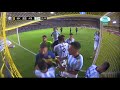 Pelea en el partido de Boca Juniors Vs Atl Tucumán por la Super Liga Argentina