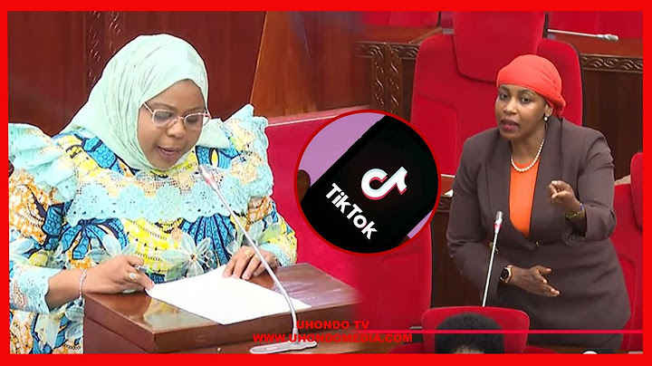TIKTOK YAZUA MJADALA MZITO BUNGENI"KUNA STOFAHAM KUBWA /WENGINE WANAFANYA KWA KUTOKUWA NA UFAHAM"