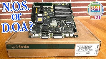 LIVE: Is this NEW old stock Apple Macintosh SE/30 logic board DOA? ☠️
