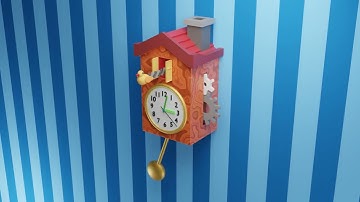 Blender Animation #20 - Cuckoo Clock