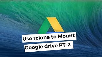 Mount Google Drive as a Windows drive using rclone : Pt 2