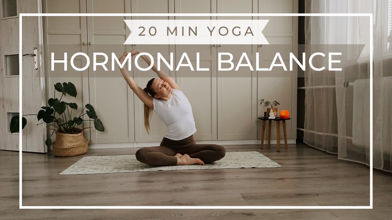 20 MIN YOGA | Yoga for Hormonal Balance | Nourish Your Body & Mind (EN)