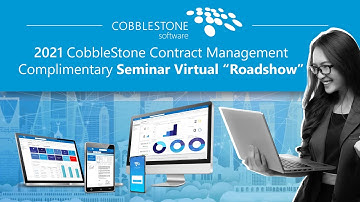 2021 Contract Management Complimentary Webinar “Roadshow” | CobbleStone Software