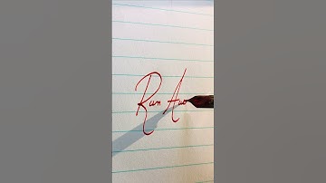 Run Away #art #calligraphy #asmr #satisfying #cursivewriting #calligraphymasters