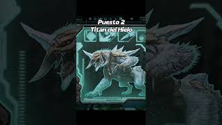 escala de poder de los titanes en Ark #arksurvivalevolved #arksurvivalacended