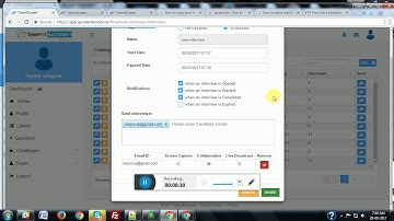 Interview reminder using push notifications