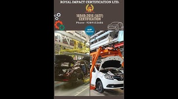 IATF16949 International Standard for Automotive Quality Management #royalimpactcertificationltd