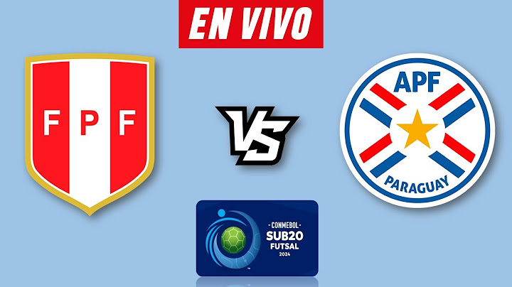 PERU VS PARAGUAY EN VIVO 🔴 FUTSAL CONMEBOL SUB 20 2024 ▶️ HORARIO Y DONDE VER EN VIVO