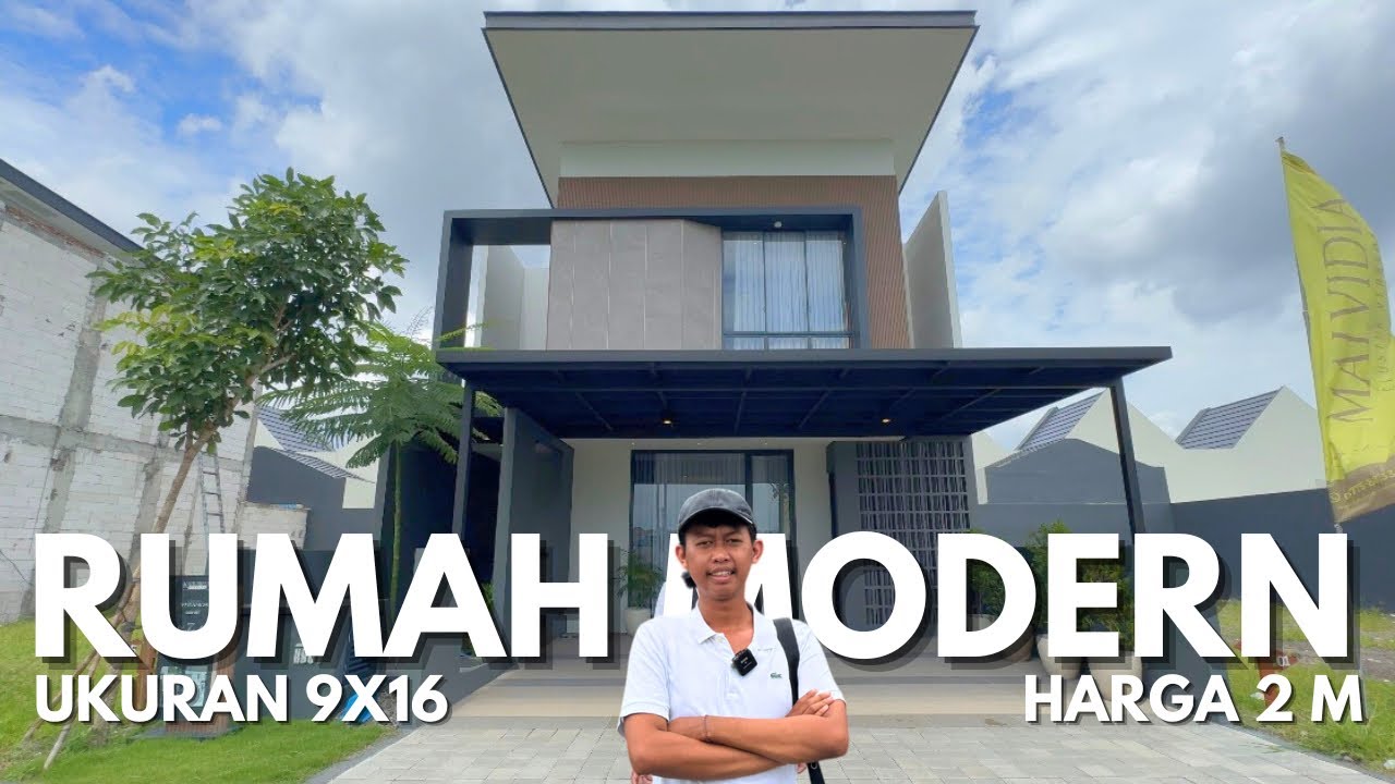 RUMAH MODERN | UKURAN 9X16 | HARGA 2 M