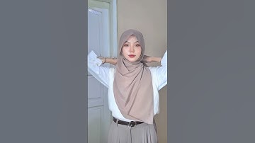 tutorial hijab pashmina buat ngampus #tutorialhijab #hijabstyle #shortvideo #like #subscribe