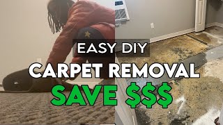 How to Remove Carpet: Easy Step-by-Step Carpet Removal Tutorial | DIY