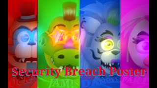 Security Breach Poster (FNaF: Security Breach Speedpaint)