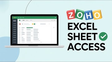 How to Access Zoho Excel Sheet | Zoho Sheet Tutorial