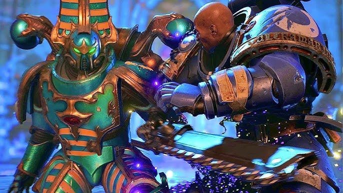 Ultramarines Vs Chaos Space Marines Fight Scene - Warhammer 40K Space  Marine 2