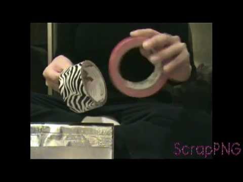 How To Make A Duct Tape Coupon Organizer (Sound) Hello Kitty