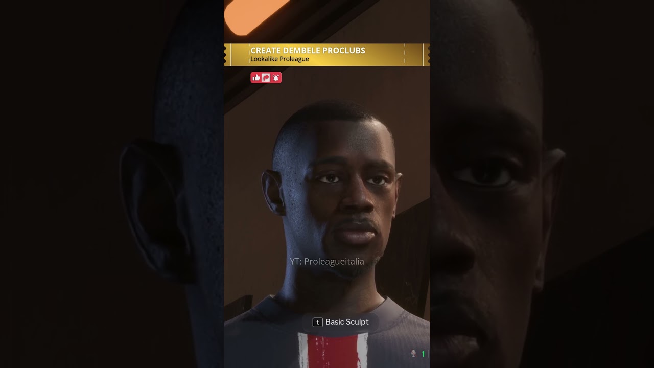 Ousmane Dembélé Face Creation in EA FC 25 - Pro Club & Career Mode Tutorial 
