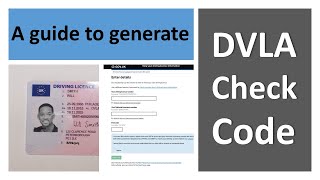 How to generate DVLA check code for your driving licence | a complete guide